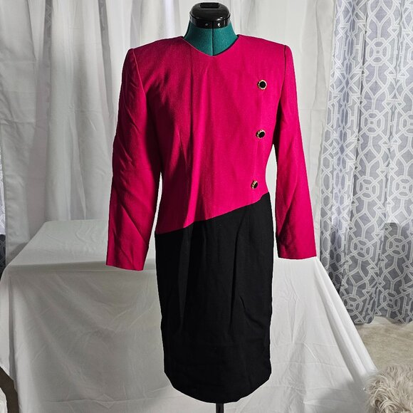 Talbots Dresses & Skirts - Talbots Two-Tone Button Detail Dress – Size 6